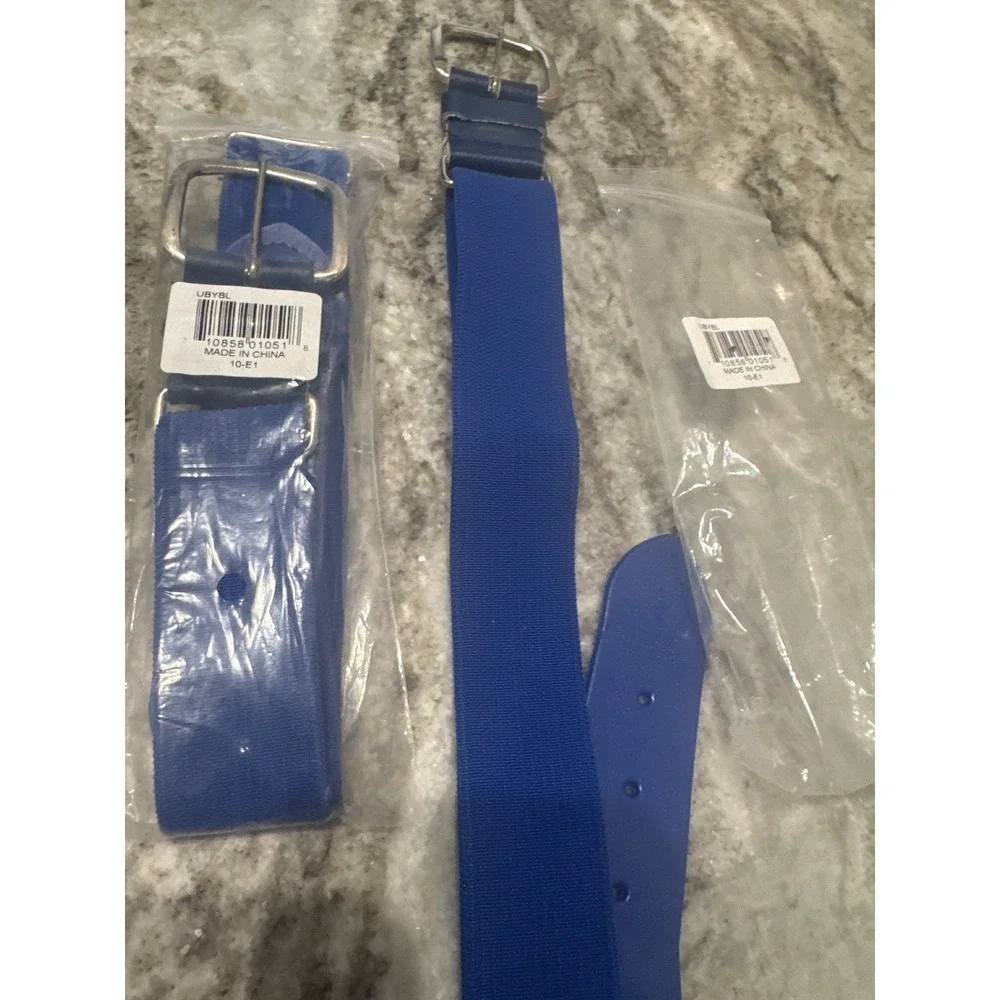 Set of 2 Champion Sports Youth Uniform Belt Cobalt Blue (Item Model: UBYBL) NIP